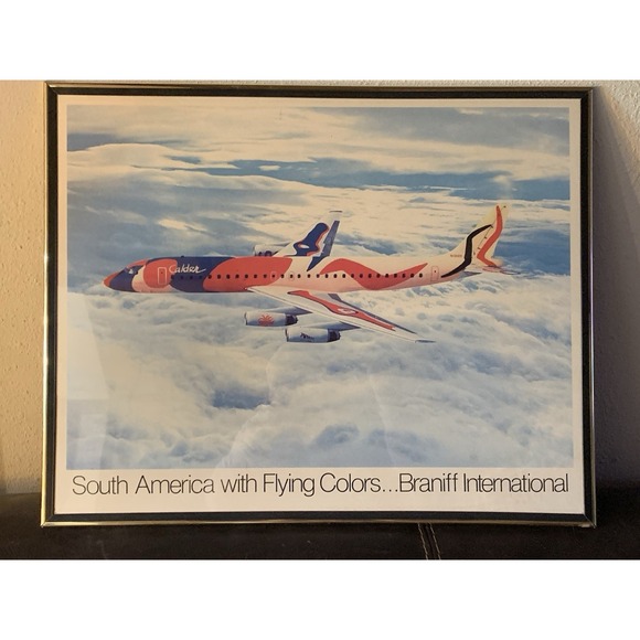 Other - VTG Alexander Calder Braniff International Flying Colors South America Poster